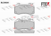 Kit de plaquettes de frein, frein à disque BL2565A1 FTE