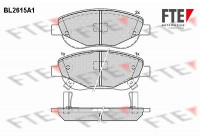 Kit de plaquettes de frein, frein à disque BL2615A1 FTE