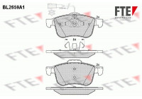 Kit de plaquettes de frein, frein à disque BL2659A1 FTE