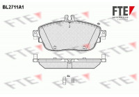 Kit de plaquettes de frein, frein à disque BL2711A1 FTE