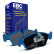 Kit de plaquettes de frein, frein à disque Bluestuff DP51211NDX EBC, Vignette 7