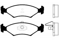 Kit de plaquettes de frein, frein à disque BP-4527 Kavo parts