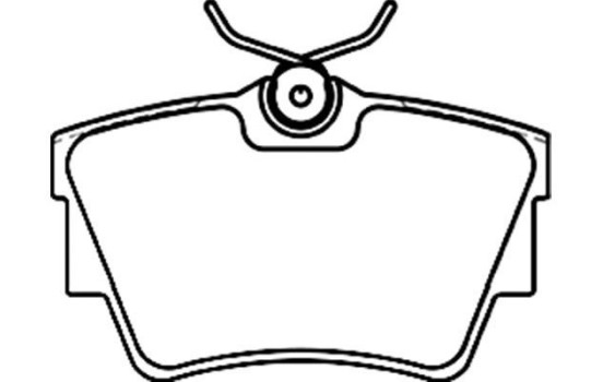 Kit de plaquettes de frein, frein à disque BP-6580 Kavo parts, Image 2