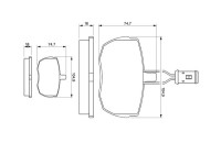 Kit de plaquettes de frein, frein à disque BP019 Bosch