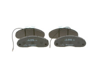 Kit de plaquettes de frein, frein à disque BP035 Bosch