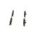 Kit de plaquettes de frein, frein à disque BP1004 Bosch, Vignette 2