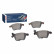 Kit de plaquettes de frein, frein à disque BP1014 Bosch, Vignette 6