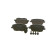 Kit de plaquettes de frein, frein à disque BP1015 Bosch