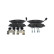 Kit de plaquettes de frein, frein à disque BP1021 Bosch, Vignette 2