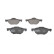 Kit de plaquettes de frein, frein à disque BP1046 Bosch, Vignette 4