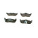 Kit de plaquettes de frein, frein à disque BP1053 Bosch