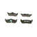 Kit de plaquettes de frein, frein à disque BP1053 Bosch, Vignette 3