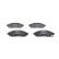 Kit de plaquettes de frein, frein à disque BP1062 Bosch, Vignette 5