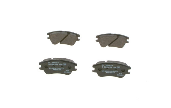 Kit de plaquettes de frein, frein à disque BP1066 Bosch, Image 2