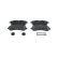 Kit de plaquettes de frein, frein à disque BP1104 Bosch, Vignette 2