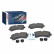 Kit de plaquettes de frein, frein à disque BP1104 Bosch, Vignette 7