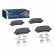 Kit de plaquettes de frein, frein à disque BP1126 Bosch, Vignette 9