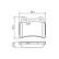 Kit de plaquettes de frein, frein à disque BP1146 Bosch, Vignette 7