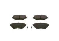Kit de plaquettes de frein, frein à disque BP1160 Bosch
