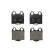 Kit de plaquettes de frein, frein à disque BP1166 Bosch