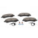 Kit de plaquettes de frein, frein à disque BP1171 Bosch