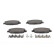 Kit de plaquettes de frein, frein à disque BP1173 Bosch