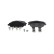 Kit de plaquettes de frein, frein à disque BP1173 Bosch, Vignette 4