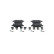 Kit de plaquettes de frein, frein à disque BP1174 Bosch