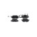 Kit de plaquettes de frein, frein à disque BP1181 Bosch, Vignette 4