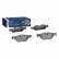 Kit de plaquettes de frein, frein à disque BP1184 Bosch, Vignette 8