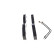 Kit de plaquettes de frein, frein à disque BP1185 Bosch, Vignette 7