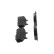 Kit de plaquettes de frein, frein à disque BP1200 Bosch, Vignette 7