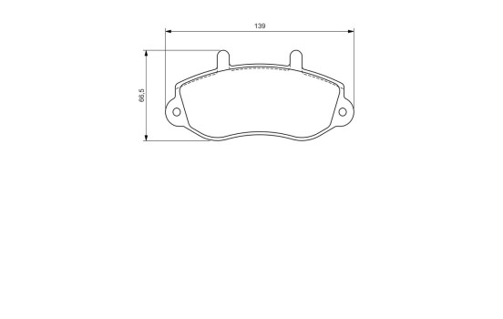 Kit de plaquettes de frein, frein à disque BP1200 Bosch, Image 8