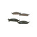 Kit de plaquettes de frein, frein à disque BP1203 Bosch, Vignette 2