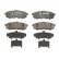 Kit de plaquettes de frein, frein à disque BP1209 Bosch
