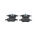 Kit de plaquettes de frein, frein à disque BP1214 Bosch, Vignette 4