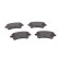 Kit de plaquettes de frein, frein à disque BP1222 Bosch