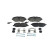Kit de plaquettes de frein, frein à disque BP1224 Bosch, Vignette 4