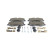 Kit de plaquettes de frein, frein à disque BP1231 Bosch