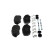 Kit de plaquettes de frein, frein à disque BP1231 Bosch, Vignette 5