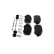 Kit de plaquettes de frein, frein à disque BP1231 Bosch, Vignette 7