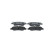 Kit de plaquettes de frein, frein à disque BP1234 Bosch, Vignette 4