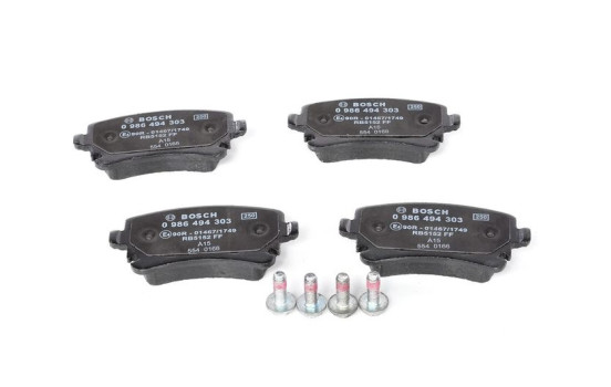 Kit de plaquettes de frein, frein à disque BP1235 Bosch, Image 2