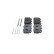 Kit de plaquettes de frein, frein à disque BP1246 Bosch, Vignette 5