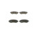 Kit de plaquettes de frein, frein à disque BP1251 Bosch