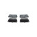 Kit de plaquettes de frein, frein à disque BP1258 Bosch, Vignette 6