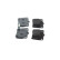Kit de plaquettes de frein, frein à disque BP1258 Bosch, Vignette 7