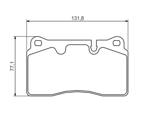 Kit de plaquettes de frein, frein à disque BP1259 Bosch, Image 7