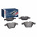 Kit de plaquettes de frein, frein à disque BP1262 Bosch, Vignette 8