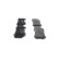 Kit de plaquettes de frein, frein à disque BP1264 Bosch, Vignette 3